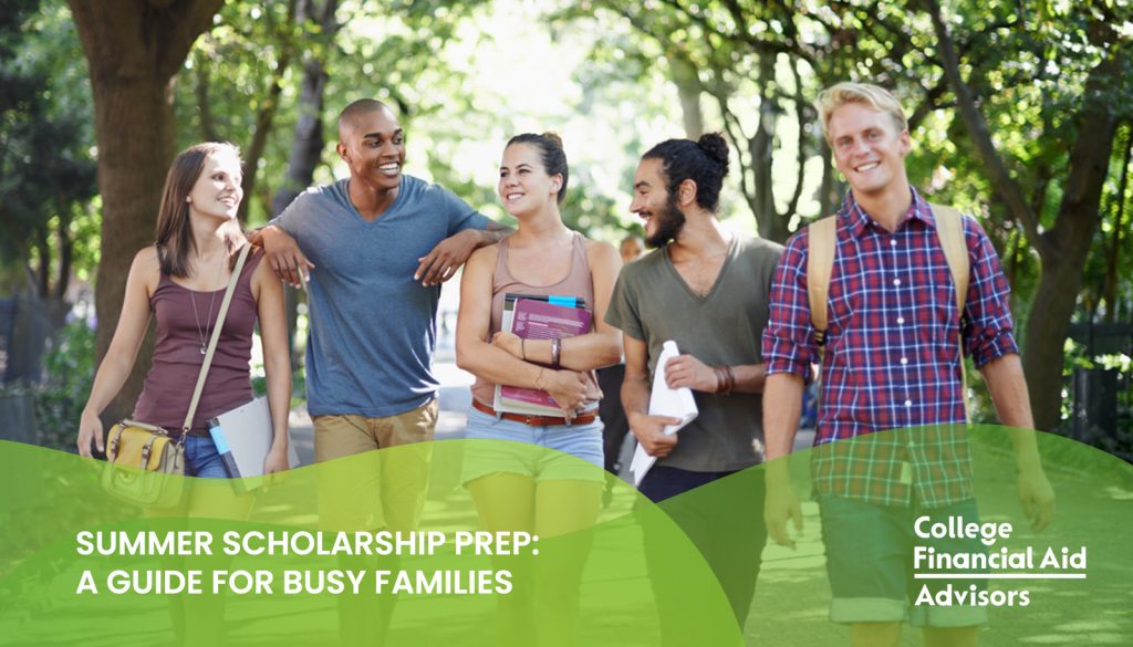 College financial aid advisor Jodi Okun shares her summer scholarship prep guide for busy families to find money to pay for college