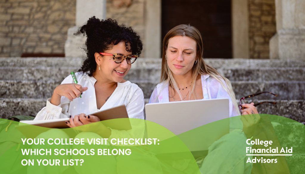 Your college visit checklist: how to decide which schools belong on your list shared by college financial aid advisor Jodi Okun
