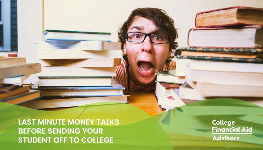 Our favorite last minute money lessons for your college freshman before leaving for school shared by financial aid advisor Jodi Okun