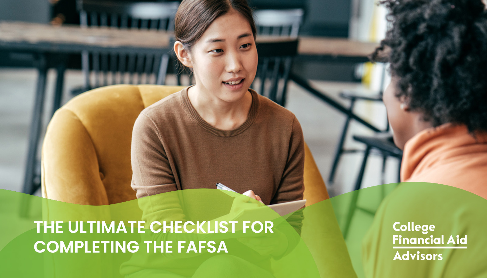 The ultimate checklist for completing the FAFSA as a high school student shared by college financial aid advisor Jodi Okun